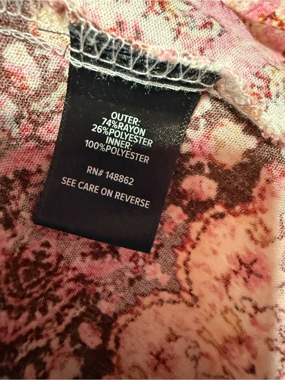 Torrid Pink Floral Boho Medallion Print Babydoll Dress Size 3X - Picture 6 of 6
